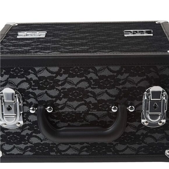 Caboodles Make Me Over Black Lace Traincase - Picture 8 of 14